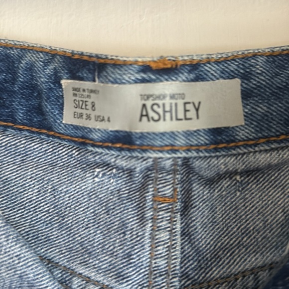 Topshop Jean Shorts US size 4 - Picture 2 of 3